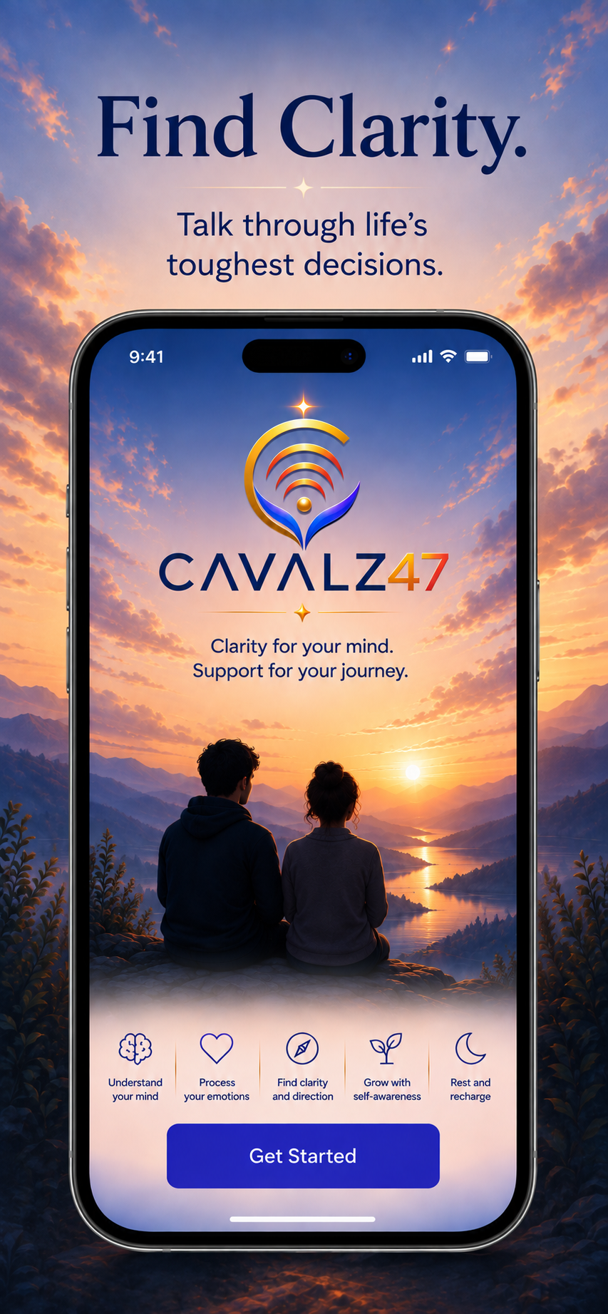 CAVALZ47 Find Clarity screen